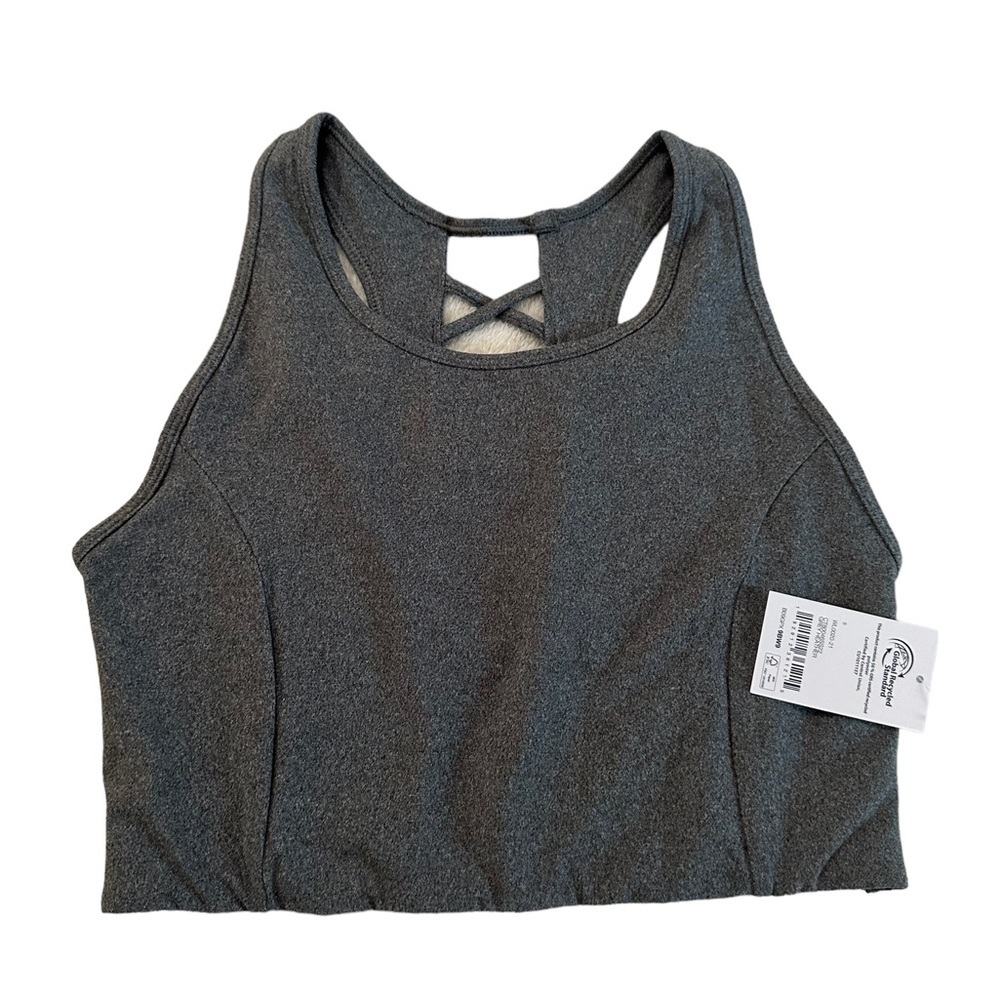 Core IO Grey Heather Sports Bra Size Small